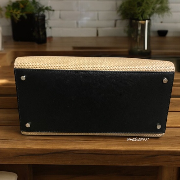 Kate Spade New York Satchel Bag Refined Grain Parchment Frannie NWOT - Picture 4 of 5